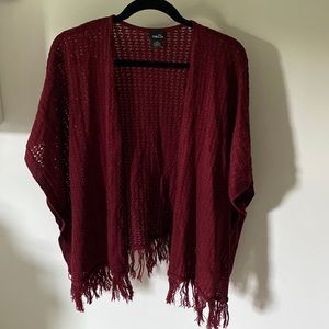 Maroon shawl
